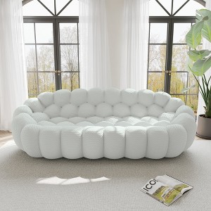 WJShome Bubble Couch,98.43inch Loveseat Sofa,Lazy Floor Sofa,Curved Couch For Living Room, No-Assembly - 1 of 4