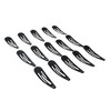 50 Pack Black 2 Inch Barrettes Women Metal Snap Hair Clips Accessories - 3 of 3