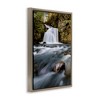 Stupell Industries Fresh Fall Water Cascading Floating Frame Canvas Art - 2 of 4