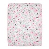 Bedtime Originals Blossom Pink Watercolor Floral 3-Piece Baby Crib Bedding Set - 2 of 4