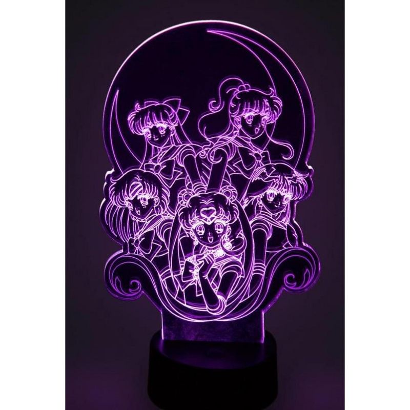 Just Funky Sailor Moon Acrylic Lamp LED Lamp, 2 of 5