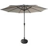 9FT Outdoor Patio Umbrella with UV 50+ Protection, Wind Vent, Push Button Tilt & Crank for Garden, Beach, and Backyard Shade-Coolbibila - 2 of 4