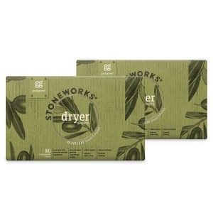 Grab Green Stoneworks Dryer Sheets, Olive Leaf Scent - 1 of 4