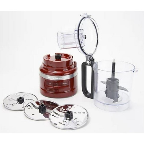 Kitchenaid Kfp0920qgc 9 Cup 3 Disks 2 Blades & Spatula Food Processor,  Gloss Cinnamon : Target