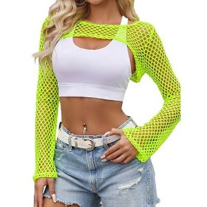Avidlove Sheer Tops for Women Mesh Long Sleeve Tops Y2k Top