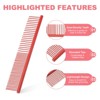 Unique Bargains Stainless Steel Rounded Ends Gentle Care Pet Comb 3 Pcs - 4 of 4