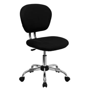 Mid Back Mesh Padded Swivel Task Office Chair Black - Flash Furniture
