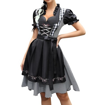 Women Costume Slim Fit Dress Traditional Costume Outfit