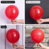 PartyWoo Balloons Red Matte 12 Inch 50 pcs - 2 of 4