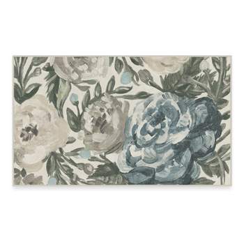 Ruggable Camellia Washable Floral Flatwoven Area Rug