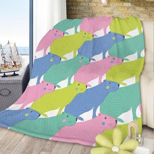 BAFODE Printed Flannel Blanket-Soft, Warm, Lightweight for Couch,Office, Bed, Camping, Travel-Multi-Purpose Gift for All Seasons with Versatile Design - 1 of 4