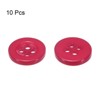 Unique Bargains Resin Craft DIY Round Flat 4-Hole Replacement Sewing Buttons 10 Pcs - 3 of 4