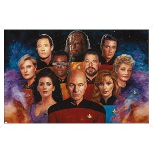 Trends International Star Trek: The Next Generation - Nicky Barkla Illustration Framed Wall Poster Prints - 1 of 4