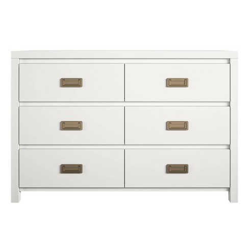 Kids 6 Drawer Monarch Hill Haven Dresser White Little Seeds