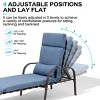 Crestlive Products Patio Chaise Lounge Chair Outdoor with Cushion & Pillow Adjustable 5 Position Pool Recliner - 4 of 4