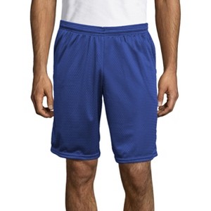 Hanes Sport Men's Mesh Athletic Shorts with Pockets, 9" - 1 of 3