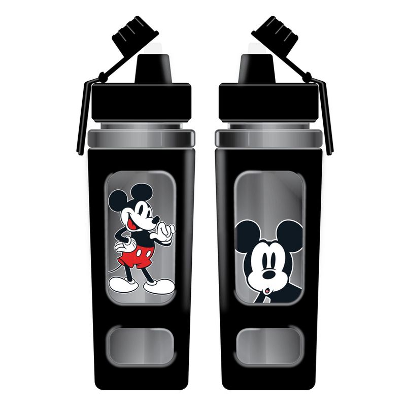 Disney Mickey Mouse 24 Oz. Plastic Square Water Bottle, 1 of 4