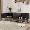 VYNXARIA TREXM Gray Modern Shoe Storage Bench - A Blend of Style, Function, and Durability - 3 of 4