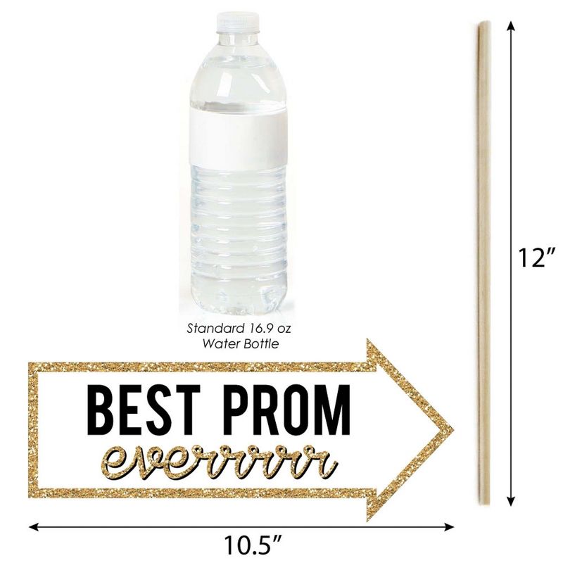 Big Dot of Happiness Funny Prom - Prom Night Party Photo Booth Props Kit - 10 Piece, 3 of 7