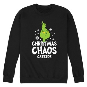 Men's - The Grinch - Little Grinch Christmas Chaos Creator Graphic Fleece Sweatshirt - 1 of 4