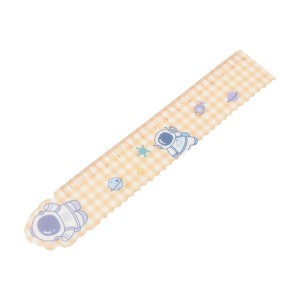 Unique Bargains Straight Ruler Magnetic Ruler +/-5% Accuracy Bears Cub Design ABS 1.38"x7.48"x0.59" 1 Pcs - 1 of 4