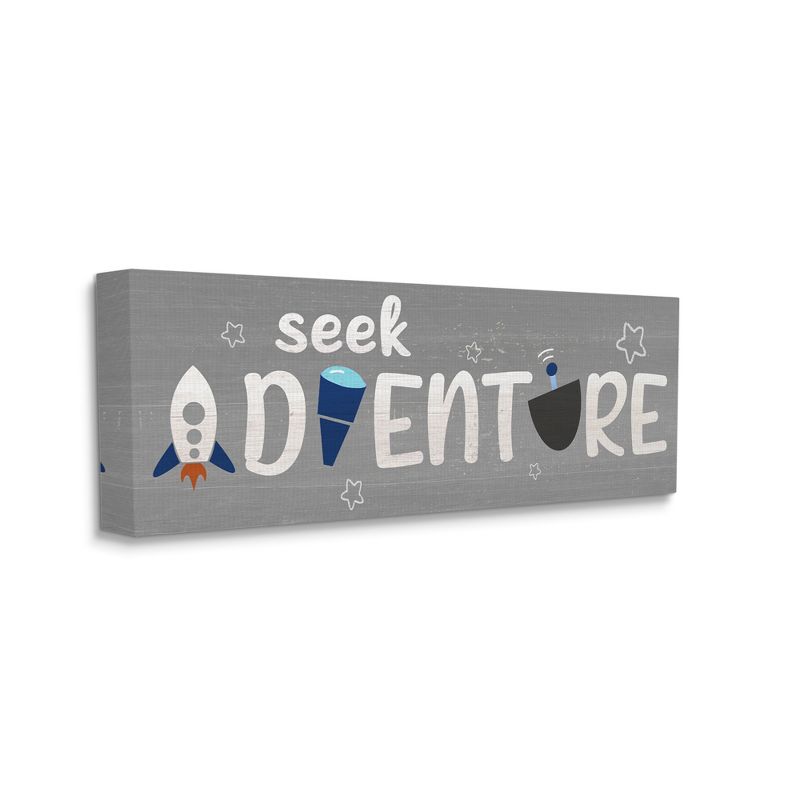 Stupell Industries Seek Adventure Phrase Outer Space Imagination, 1 of 6