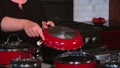 Cuisinart Black Aluminum Non-Stick 11-Piece Cookware Set