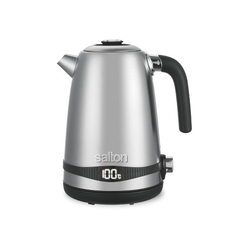 Bodum 34oz Electric Bistro Gooseneck Water Kettle With Temperature Control  Stainless Steel : Target