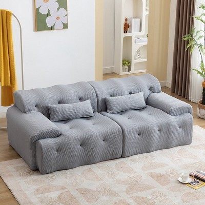 3.75Feet 2 Seater Sofa, Pure Foam Comfy Sofa Couch