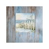 Cottage Garden West of The Wind Birds Eye View NO3 Blue, Tan, White 24 x 24 Inch Waterproof Gallery Wrapped Canvas, Outdoor Garden, Yard, Patio All - 2 of 2