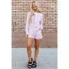 Pink Leopard Animal Print Pullover and Shorts Loungewear - 3 of 4