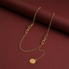 SOHI Women's Gold Link Chain Necklace - 3 of 4