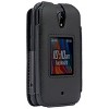 Nakedcellphone Vegan Leather Case with Belt Clip for Schok Flip Phone (2022) - Black - 2 of 4
