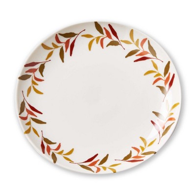 tag Autumn Botanical Appetizer Plate
