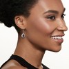 Ross-Simons 4.70 ct. t.w. Sapphire and .41 ct. t.w. Diamond Pear-Shaped Drop Earrings in 14kt White Gold - 2 of 4