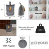Evideco French Home Goods Velvet Fabric Weighted Door Stop – 2.3 lbs with Tassel Accent, Decorative & Functional – Easy Placement with Handle - 3 of 4