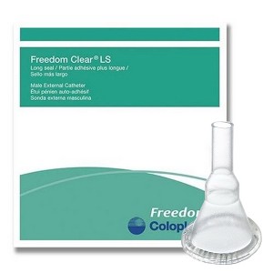 Freedom Clear LS Silicone Male External Catheter Small 100 per Box - 1 of 3