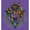 Women's Black Panther: Wakanda Forever Character Portrait Triangles Racerback Tank Top - 2 of 3