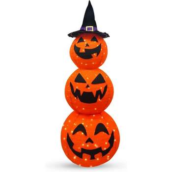 Joiedomi 5ft LED Collapsible Pop-Up Jack-O-Lantern