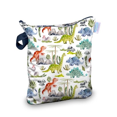 Image of Thirsties | Deluxe Wet Bag Pack of 1 - Dino-rawr Multicolored, One Size