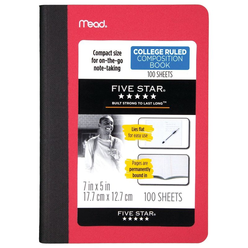 Mead 5x7 Spiral Subject Notebook Assorted Colors, 5 of 14