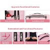 Hynes Eagle 22 inch Rolling Backpack Wristlet Wallet Set-Pink - 3 of 4