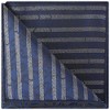 INSPIRE CHIC Men's Satin Leaf Embroidered Pocket Squares - 4 of 4