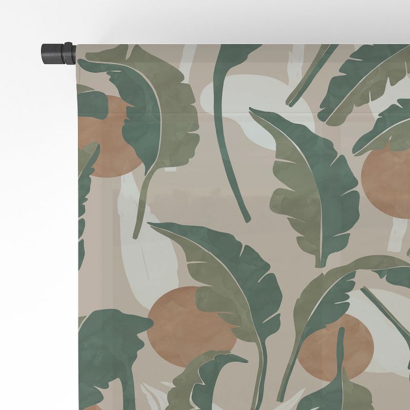 Marta Barragan Camarasa Simple tropical nature T Single Panel Sheer Window Curtain - Deny Designs, 4 of 7