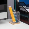 Mind Reader Modern Collection Plastic Catch All Tray & Pen Cup: Desk Organizer Set, Office & Pen Holder, Multicolored - 4 of 4