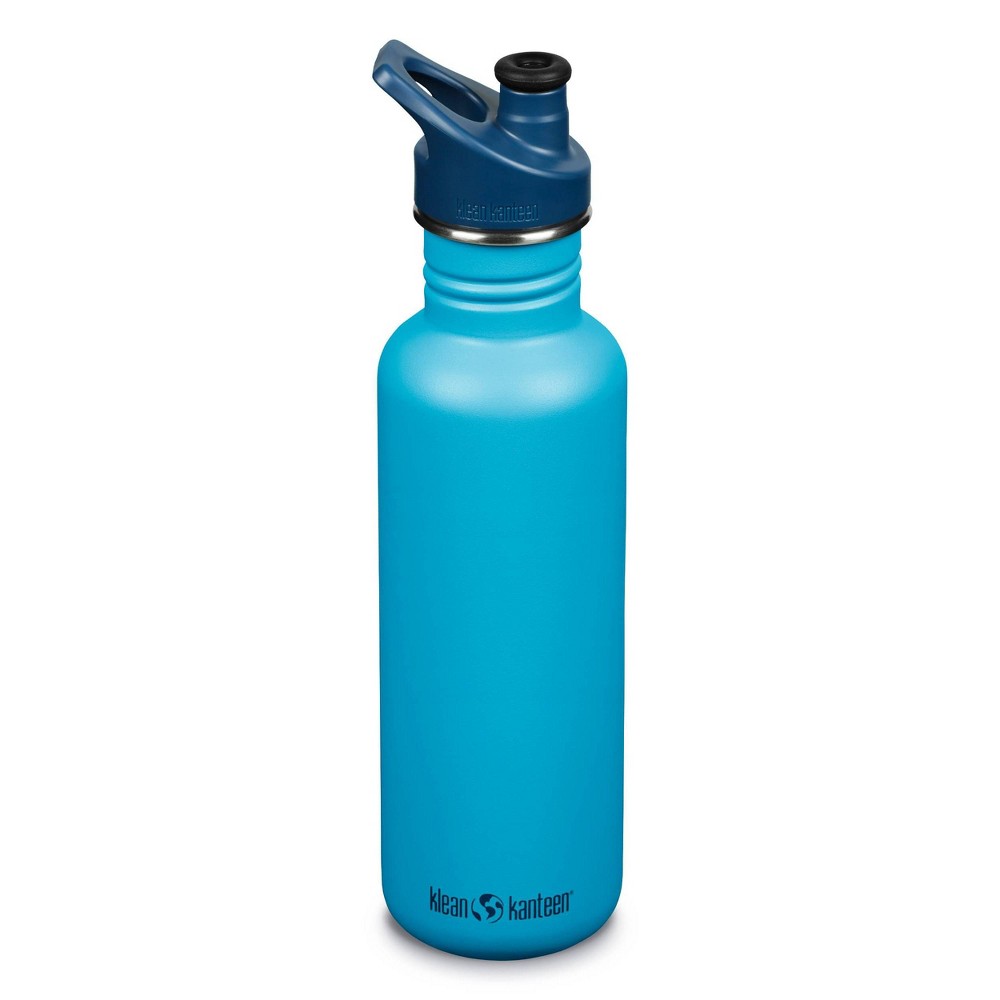 Klean Kanteen 27oz Classic Stainless Steel Water Bottle - Aqua