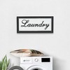 Cheung's Colista Elegant Laundry Wall Sign Black - 2 of 4