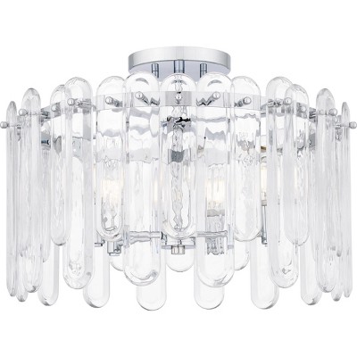 Stiles 5-Light Polished Chrome Semi-Flush Mount Light