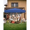 Portable Pop-Up Canopy Tent with 3 Adjustable Heights, Waterproof Outdoor Sun Shade with Wheeled Bag, Party Tents for Patio, Deck, Garden, Beach - 3 of 4