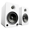 Kanto YU6 Powered Bookshelf Speakers with SE6 Elevated Desktop Speaker Stands - 2 of 4